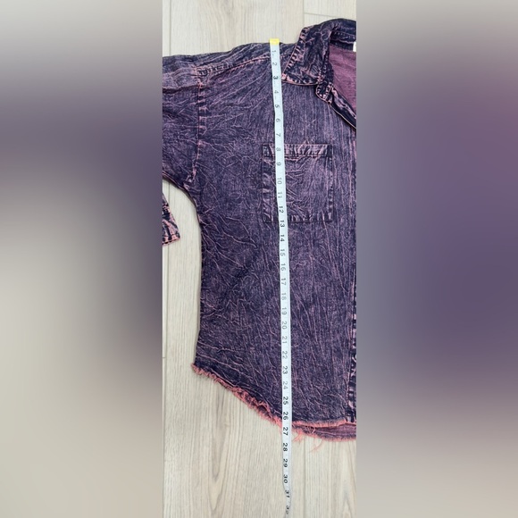 Electric & Rose Elliot Dresshirt Acid Denim. 100% cotton. 💜💟 - Picture 5 of 13